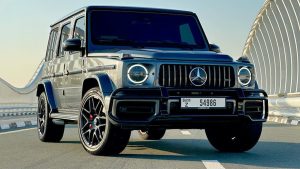 梅赛德斯 G63 AMG 灰色 租赁 阿联酋