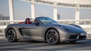 Porsche 718 Boxster S for rent Car Black