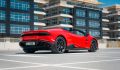 Roter Lamborghini Huracan Sports