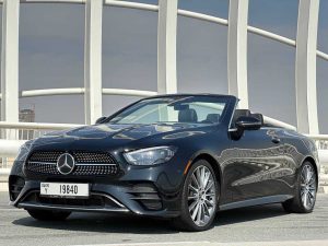 Luxury Mercedes E450 Cabriolet rent in Dubai