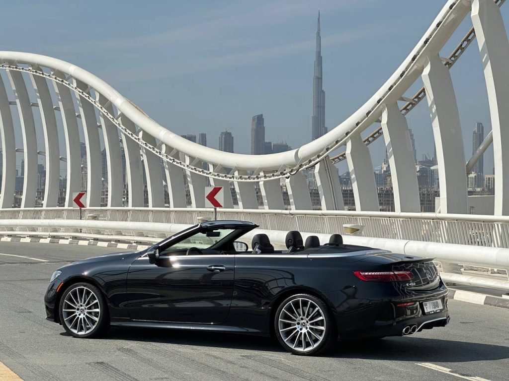 Rent Mercedes Convertible in Bluewaters, Dubai.