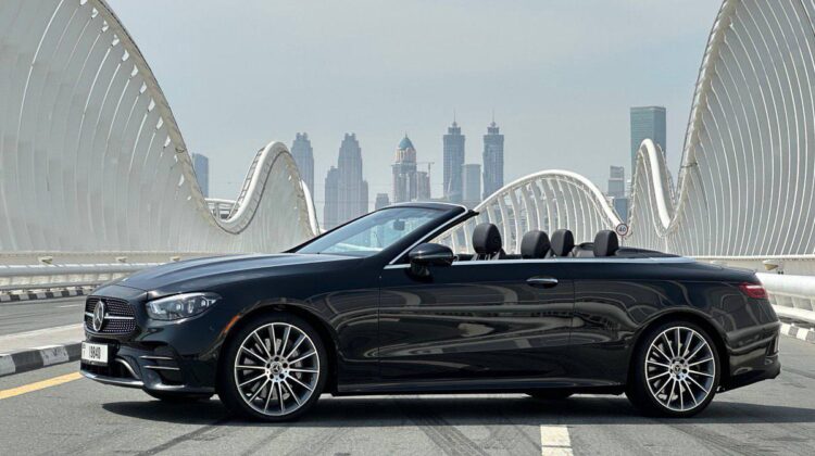 Mercedes E class Cabriolet Car Rental Dubai