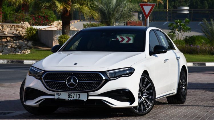 Mercedes E Class 2024 no deposit rental in Dubai