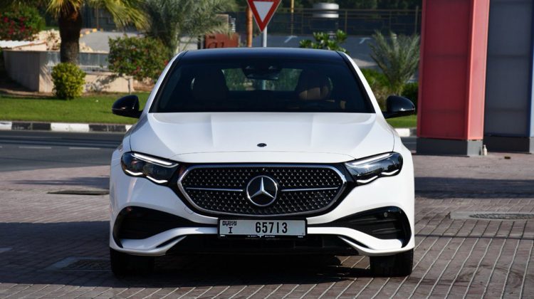 New Mercedes E Class 2024 no deposit rental in Dubai